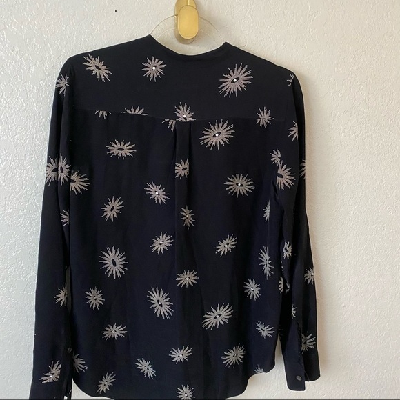 Equipment Ava silk black blouse size small - Picture 8 of 12